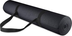 1/4 Inch Yoga Mat High Density Foam Exercise Mat Yoga Pilates Mat +Carrier Strap