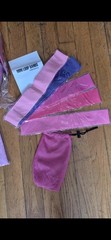 11-Piece Pink Pilates Ring Kit 12in Ring, Ball, Mini Loop Bands, Yoga Strap