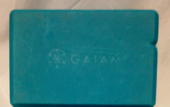 Gaiam Stretching Exercise Pilates Block Brick Blue Foam