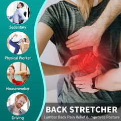 Yoga Wheel for Stretching & Flexibility to Help Back Aches & Tension, Deep Tissu