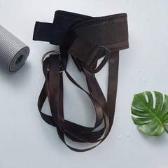 Pelvic Support Belt Adjustable Pelvic Belt with Metal Rings Padded for Yogis