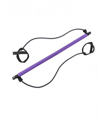 Stretched Fusion Multi-Functional Pilates Bar, Purple | for Home