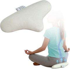 Ergonomic Meditation Cushion – Portable Organic Cotton Floor Pillow for Comfort