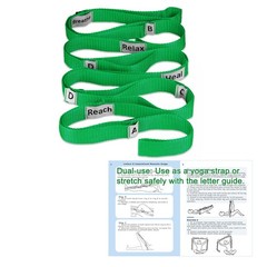 Stretching Strap Yoga Strap with 10 Loops, Non-Elastic Stretch Band for Physi…
