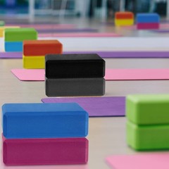 10 Pcs Foam EVA Yoga Blocks Lightweight Yoga Bricks Non Slip Supportive Foam …