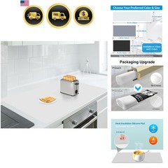 Extra Large Silicone Mat 35.3″x23.5″x0.08″, Multipurpose Silicone Mat Thick H…