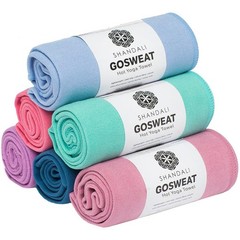 Shandali Hot Yoga Towel – Suede – 100% Microfiber, 72.00″ x 26.50″, Gray