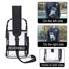 Edraco Clear Sling Bag for Concert & Stadium Approved, Shoulder Backpack for …