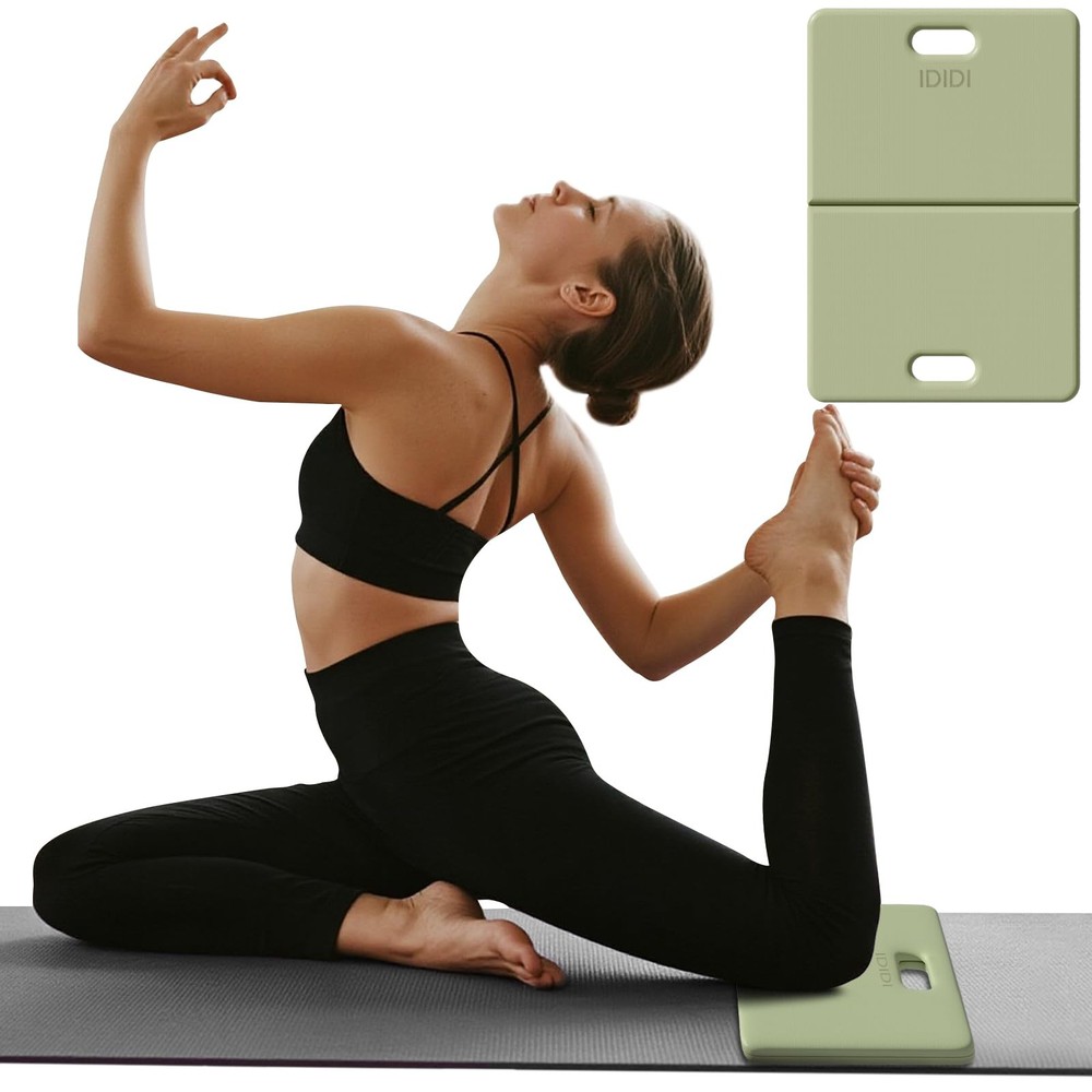Foldable Yoga Knee Pads Cushion, Knee Mat for Man Woman (12 “x 17” x 1 “after…
