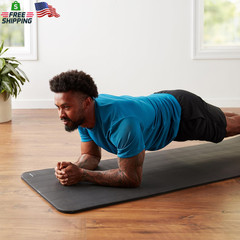 Amazon Basics Extra Thick Exercise Yoga Mat with Carrying Strap