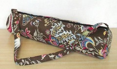 Brown Crown Yoga Mat Carrier Bags Hippie Mandala Cotton Bags With Shoulder Strap