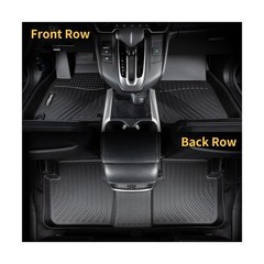 GINOWY-Custom Fit Floor Mats & Cargo Liner Full Set for Chevy Malibu 2016-202…