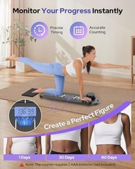 7-in-1 Foldable Pilates Board Set – Multi-Purpose Home Workout Equipment, Core T