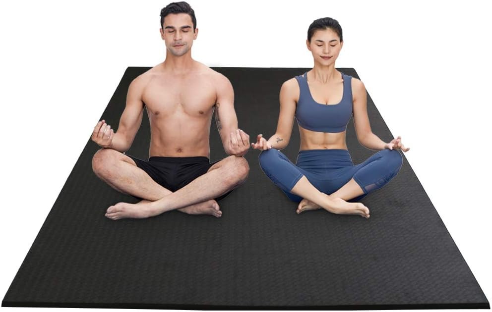 Yoga Mat XXL Non Slip TPE Gym Mat 200x130x1.5cm