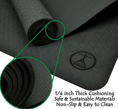 Extra Thick Yoga Mat Wide & XL-Our 10mm Extra Large Yoga Mat Thick Extra Wide…