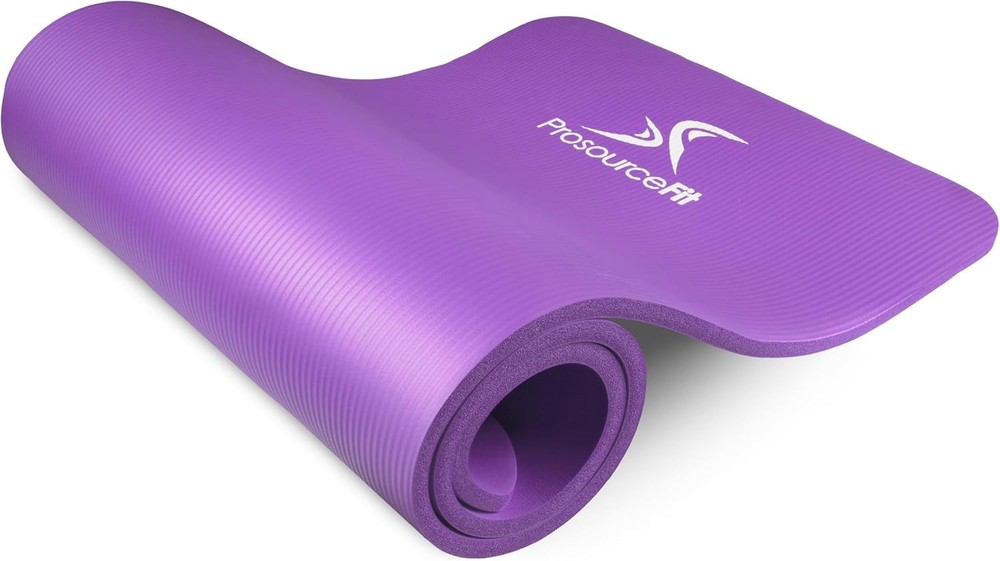 ProsourceFit Extra Thick 1/2 or 1 Inch Yoga Pilates Mat