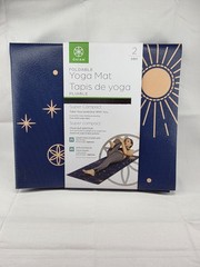 Gaiam Yoga Mat – Folding Travel Fitness/Exercise/Yoga Mat Midsummer Nights, 2mm