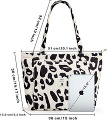 WLLWOO Yoga Bag with Carrier Pocket for Travel Beach Gym