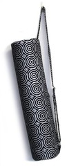 Black Silver Round Yoga Mat Carrier Bags Hippie Mandala Cotton Bag With Shoulder