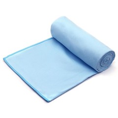 Eunzel Hot Yoga Towel Non Slip Mat Non-Slip 72″ x 26.5″, Blue