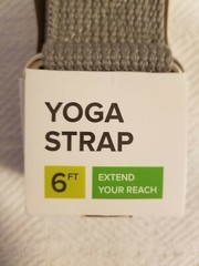 Gaiam 6 ft x 1.5 inches Yoga Strap Storm NEW