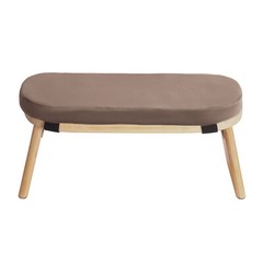 Foldable Bamboo Meditation Bench, Meditation Stool-Prayer Kneeler Chair for Yoga