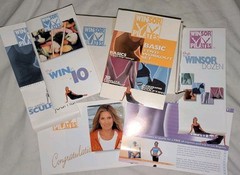 Winsor Pilates 3 DVD Boxed Set with Meal Plan, Sculpting Journal Never Used