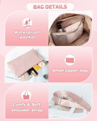 Small Gym Bag with Yoga Mat Holder, Wet Pocket and a Separate Pouch, Small Pink