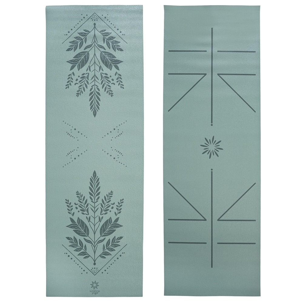 Ascend Yoga Mat – Premium 6mm Thick, 72″ x 24″, Solid or Reversible Print, No…