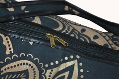Black Gold Color Handmade Cotton Mandala Hippie Ombre Portable Leader Look Bag