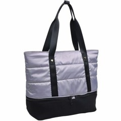 URBAN EXPRESSIONS Fit TOTE BAG Purse EXPANDABLE Vegan YOGA Spa SHOULDER HandBag!