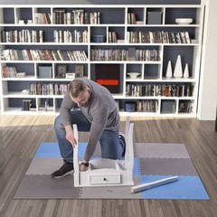 5907695592054 MP10 MATA JIGSAW PUZZLE MULTIPACK BLUE GREY 9 ELEMENTÓW 10MM ONE FITNESS