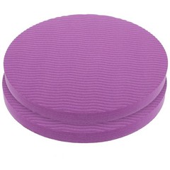 2Pcs Purple Durable Yoga Kneeling Pads Multipurpose Cushion for Home Workout