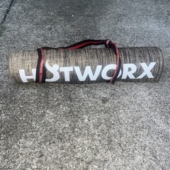 Hotworx Exercise Yoga Mat 72″ x 24″ Non-Slip Textured Hemp Fiber And Carry Strap
