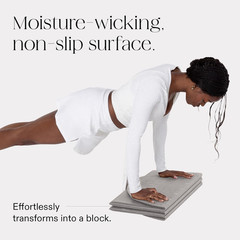 12MM Thick Foldable Workout Mat – Slip-Resistant & Sweat-Absorbing Fitness Mat