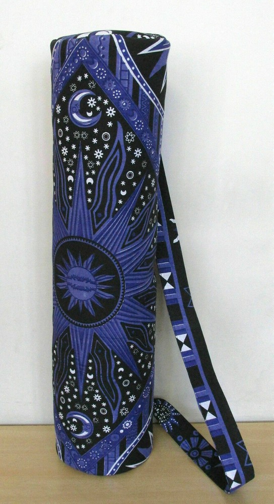 Mandala Yoga Mat Carry Bag With Shoulder Strap Carrier Bag 100%Cotton Bag