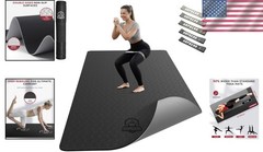 Durable 72″x36″ Yoga Mat – Eco-Conscious, Lightweight & Non-Slip with Carry Bag