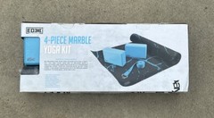 EDX By Endurance 4-Piece Marble Yoga Kit Blue Black