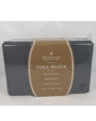 Oak and Reed Yoga Block – Gray Foam 9″ x 6″ x 3″ For Fitness, New in Package