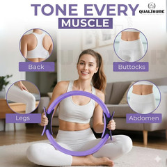 Pilates Kit for Women with Magic Circle Pilates Ring, Pilates Ring Fitness Train