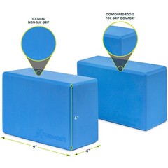 ProSource Yoga Blocks Blue Set 2