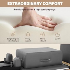 SLSY Pilates Reformer Foldable Machine Equipment for Home Gym Aerobic Exercise