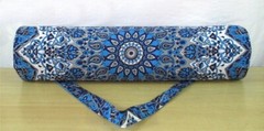 Indian Blue Star Mandala Bags With Shoulder Strap Yoga Mat Carrier Yoga Bags US