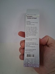 8-Foot Yoga Exercise Stretching Strap Red Clever Yoga NIB