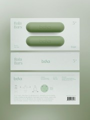 BALA -Adj. Wrist/Ankle Weights 1 lb (each) & 3 lb (each) Dumbbells in Sage NEW