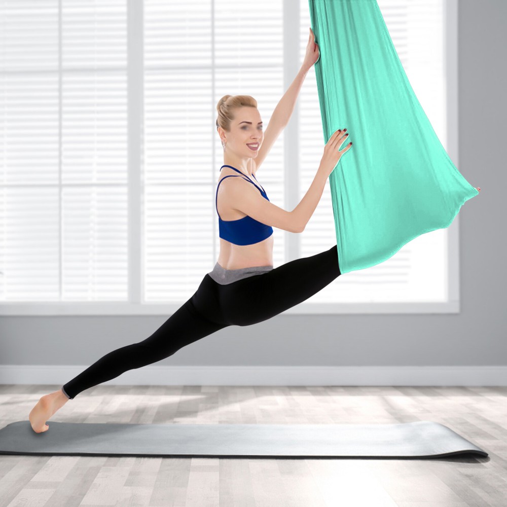 Aerial Yoga Practice Polyester Strap Ceiling-mounted Yoga Hammock Practice Kit