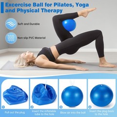 Pilates Ring Set, Essentials Kit for Home Workouts Women, 18-Pieces