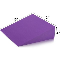 DEAYOU 2 Pack Yoga Foam Wedge, 13″ EVA Foam Calf Stretch Slant Board for Lowe…
