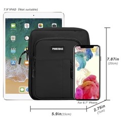 Cute Nylon Crossbody Bag for Women Men Unisex Small Black-ghost Pendent