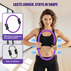 Pilates Essentials Kit for Women, Pilates Ring Set – 14″ Magic Circle with Yoga